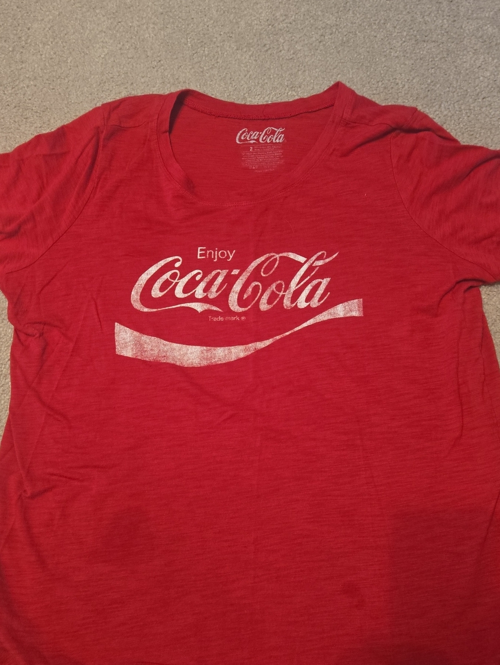 Torrid Coca Cola Women's Red Logo Tee